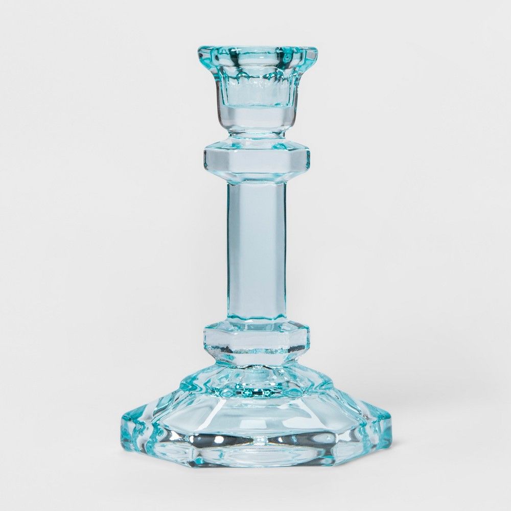 Candle Stick Holder Small - Light Blue - Opalhouse | Target