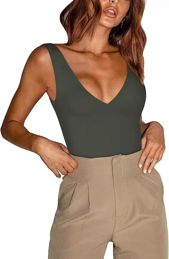 REORIA Women's Sexy Plunge Deep V … curated on LTK