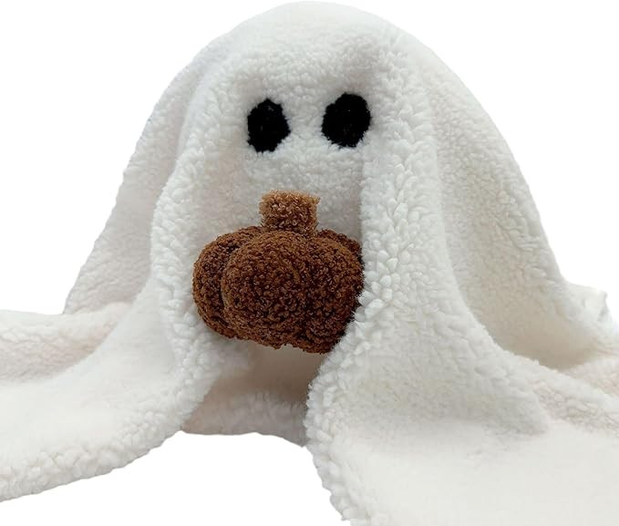 Ghost Throw Pillows New Gus The Ghost with Pumpkin Pillow Halloween Pillows Plush Cute Stuffed To... | Amazon (US)