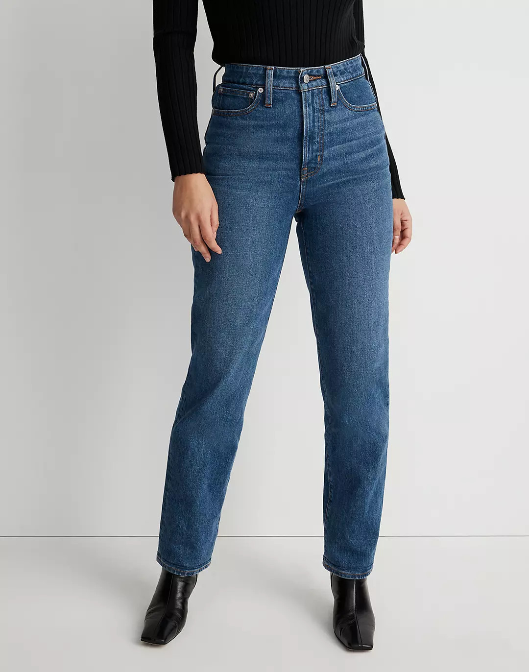 The Curvy Perfect Vintage Straight Jean in Mayfield Wash | Madewell
