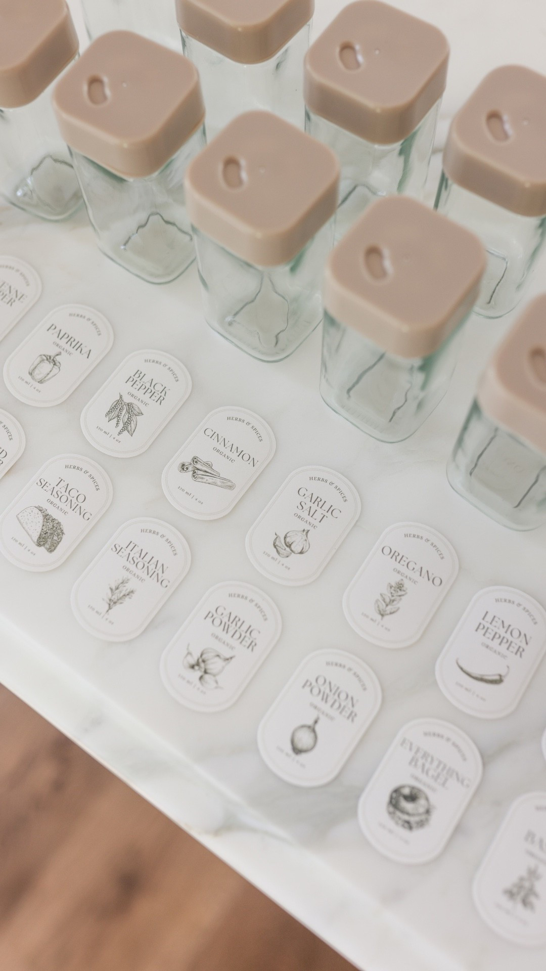 Spice jars and labels! These are the prettiest labels I’ve found! 

Spice jars, spice organization, Amazon finds, Etsy finds

#LTKHome