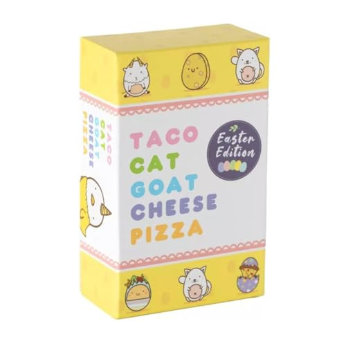 Taco Cat Goat Cheese Pizza Easter Edition Card Game for Family Game Night | Candy-Free Easter Basket Stuffers | Easy to Play 15 Minute Rounds | Fun for Kids, Teens, Adults, and Families | 2-8 Players | Amazon (US)