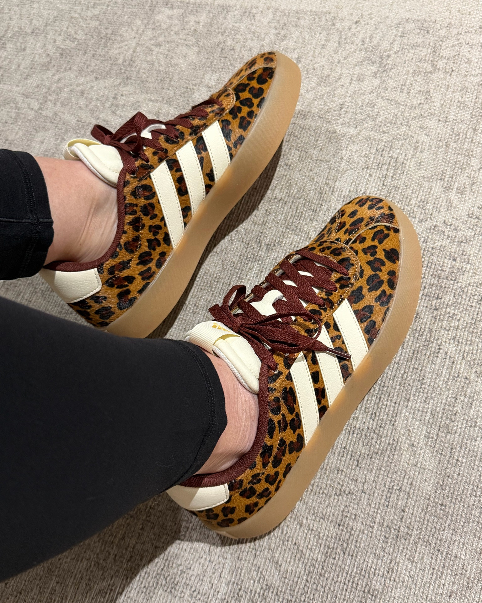 I found the cutest calf hair Adidas sneakers today and I couldn’t resist! Not only are the cute they are so comfortable and run true to size. Perfect for Fall/Winter. 🐆

#LTKSaleAlert #LTKOver40