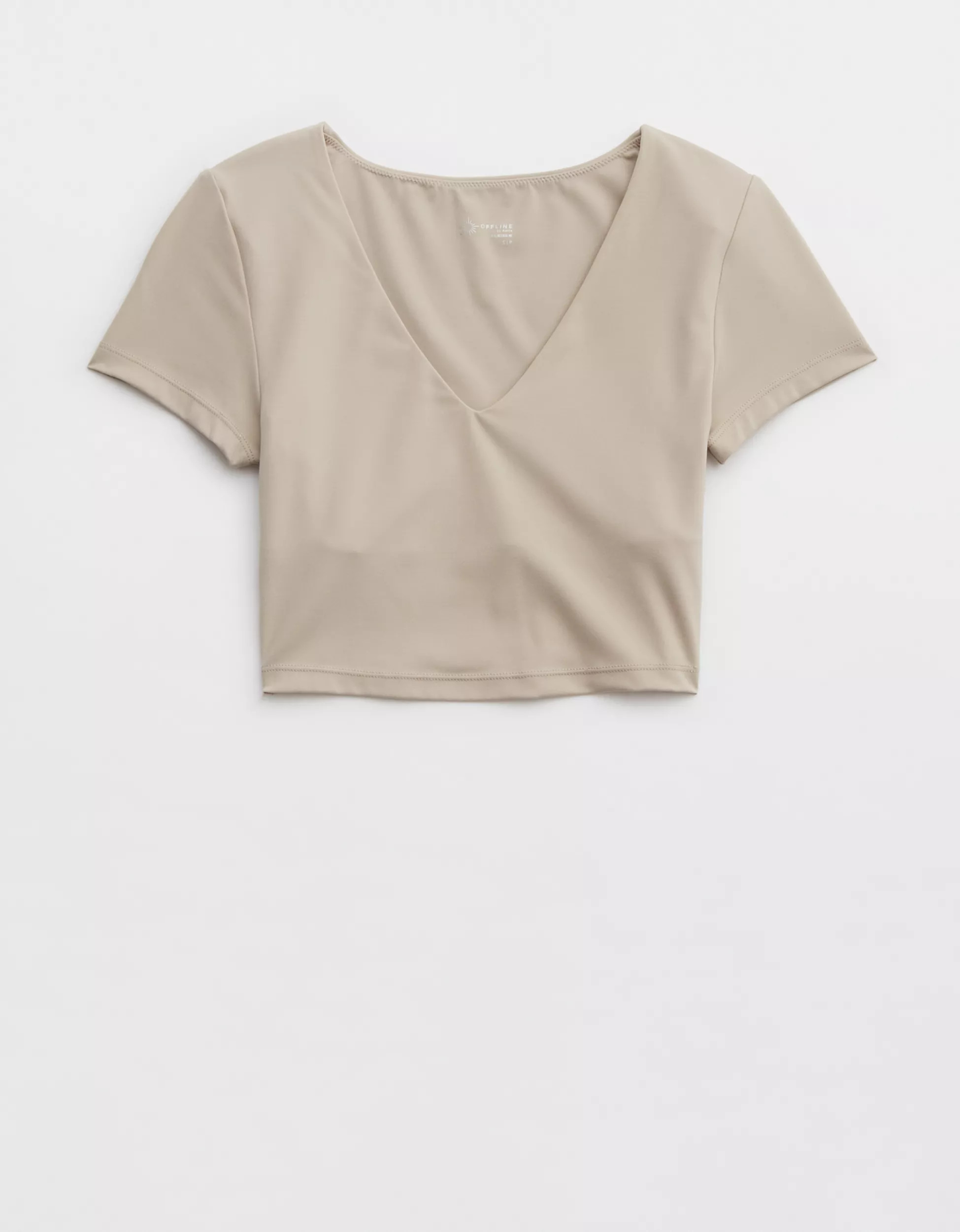 OFFLINE By Aerie Real Me V-Neck T-Shirt | Aerie