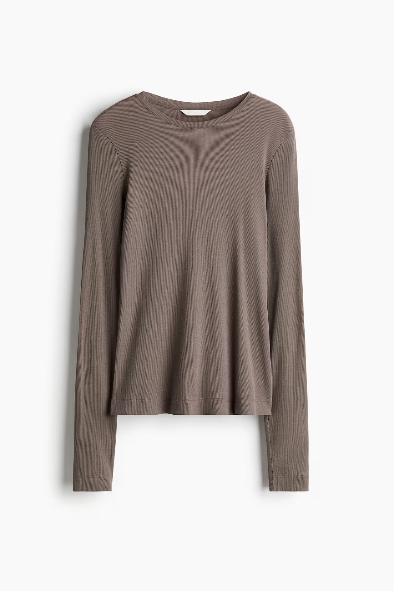 Geripptes Baumwollshirt | H&M (DE, AT, CH, NL, FI)