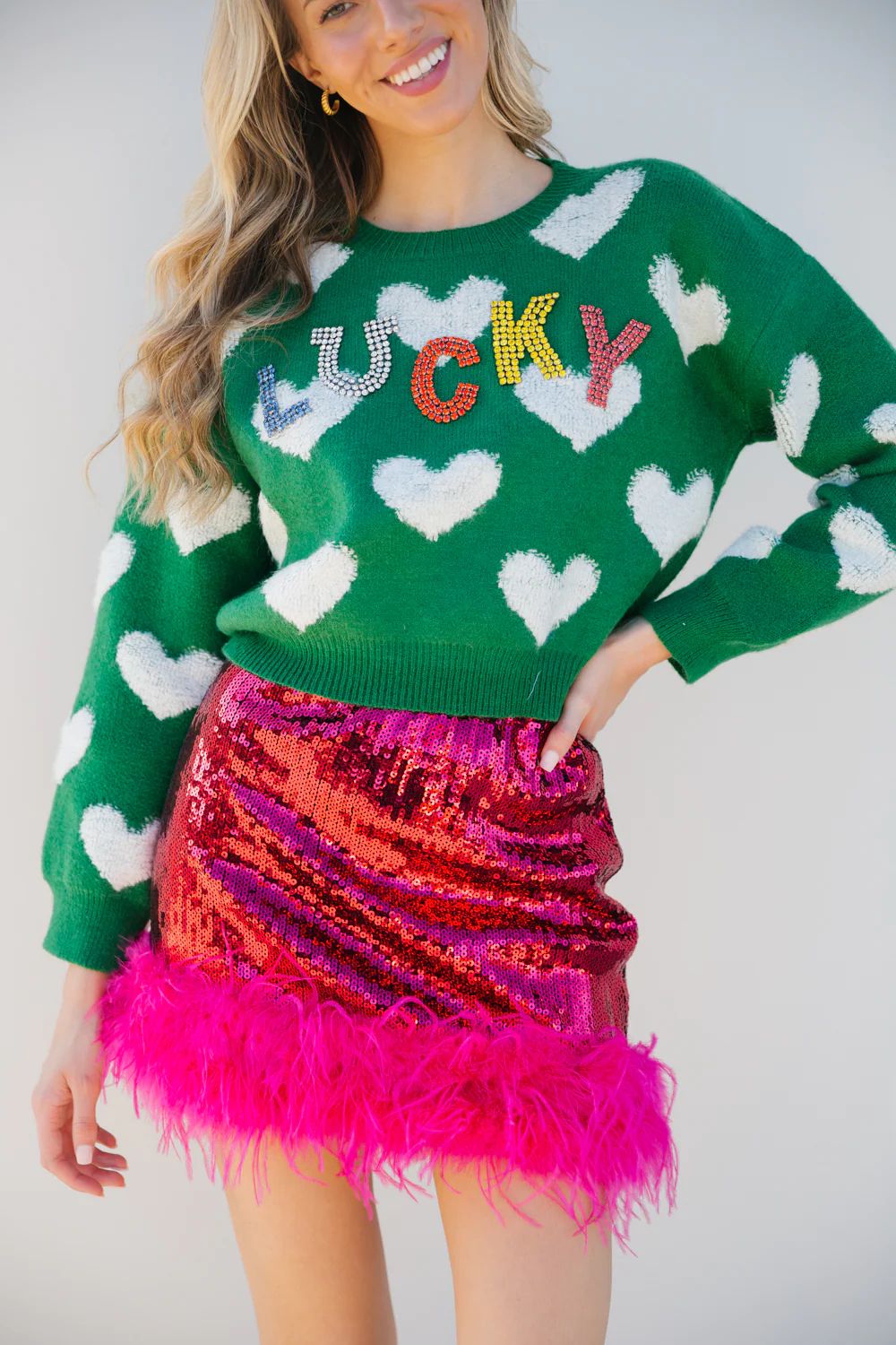 LUCKY IN LOVE SWEATER | Judith March