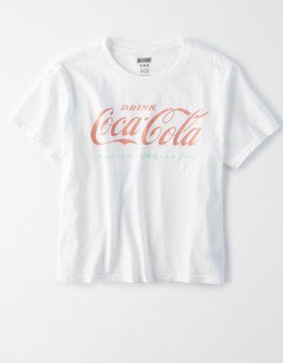 Tailgate Women's Coca-Cola Boxy T-Shirt | American Eagle Outfitters (US & CA)