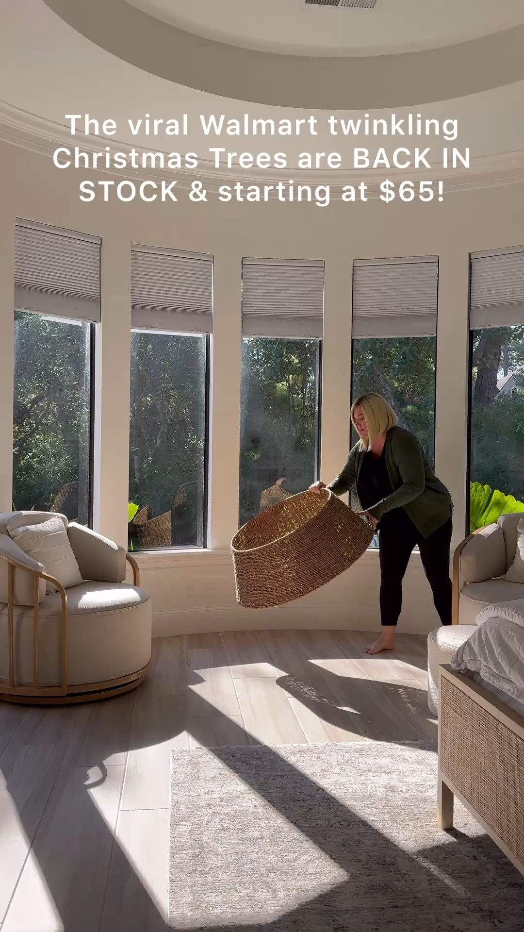 My Texas House Twinkling Christmas Trees are back in stock at Walmart.  In 4 sizes this year including a 12ft. 

They’re the most realistic looking and soft touch.  I love their perfect twinkle! ✨ 

#LTKFindsUnder100 #LTKFamily #LTKHome