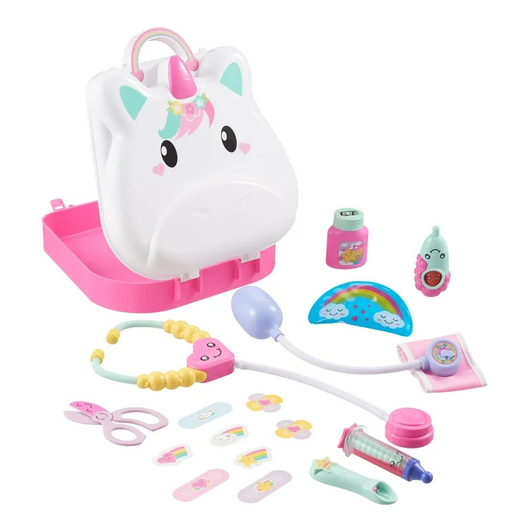 My Sweet Love 17-Piece Unicorn Doctor Play Set for Baby Dolls | Walmart (US)