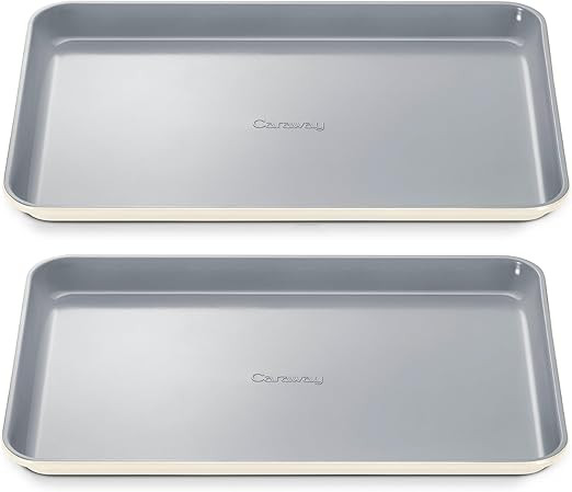 Caraway Non-Stick Ceramic Medium Baking Sheet - Naturally Slick Ceramic Coating - Non-Toxic, PTFE... | Amazon (US)