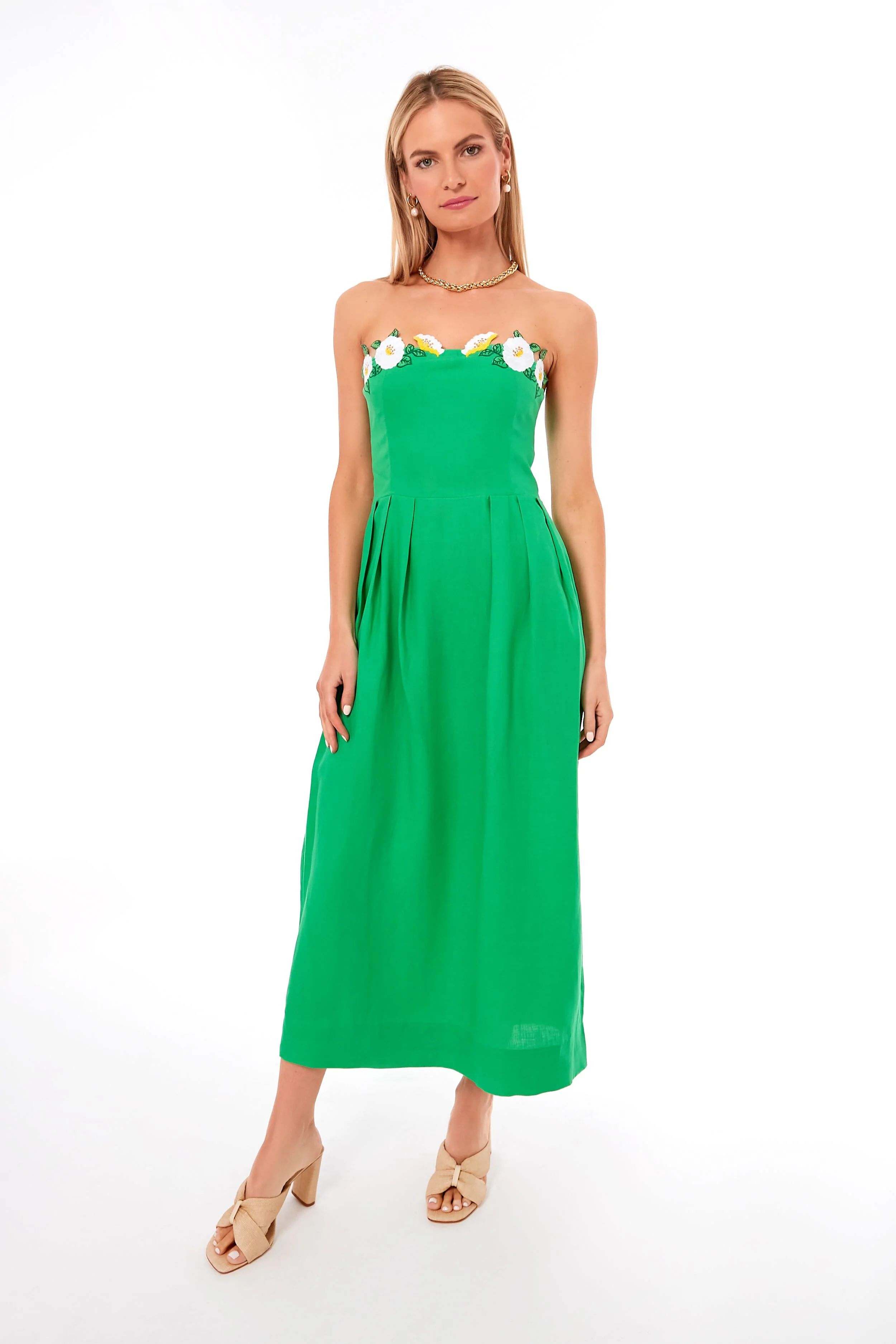 Kelly Green Lorr Long Dress | Tuckernuck (US)