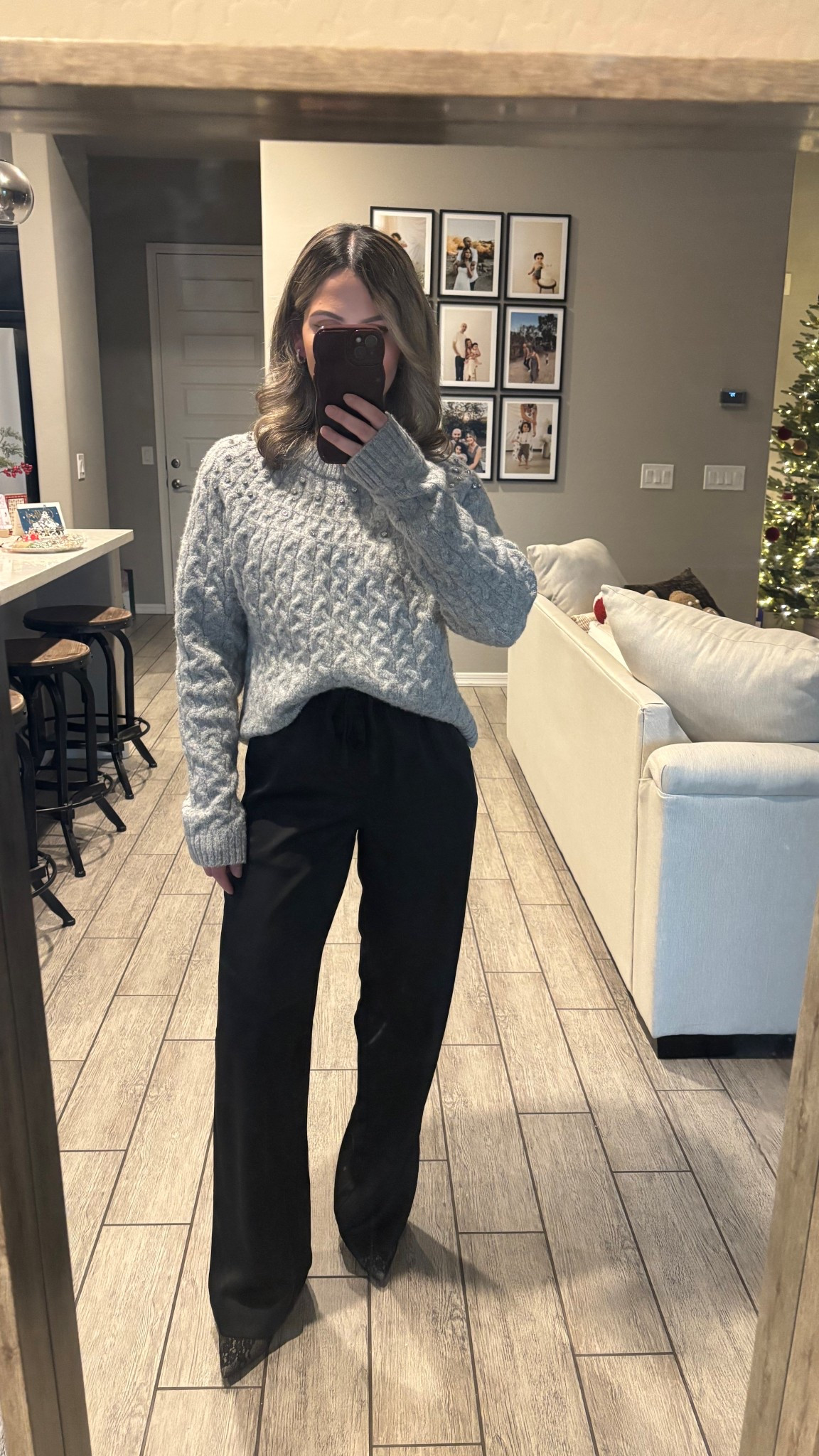Christmas Eve service ootn — perfect for for Christmas/new year! 

#outfits #momstyle #targetstyle #targetootd #targetsweater #satinpants #outfitsunder100 #outfitideas #holidayoutfits #christmasoutfit #newyearoutfit 

#LTKSaleAlert #LTKootd #LTKHoliday