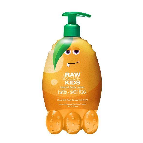 Raw Sugar Kids Lotion - Mango & Sweet Peach - 12 fl oz | Target