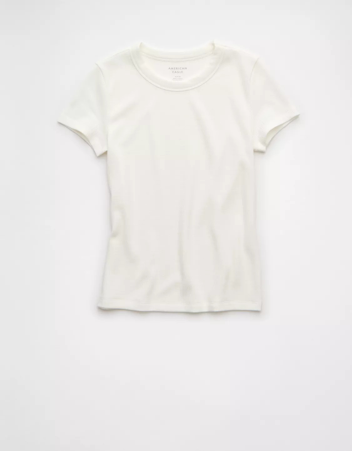AE Waffle Baby Tee | American Eagle Outfitters (US & CA)