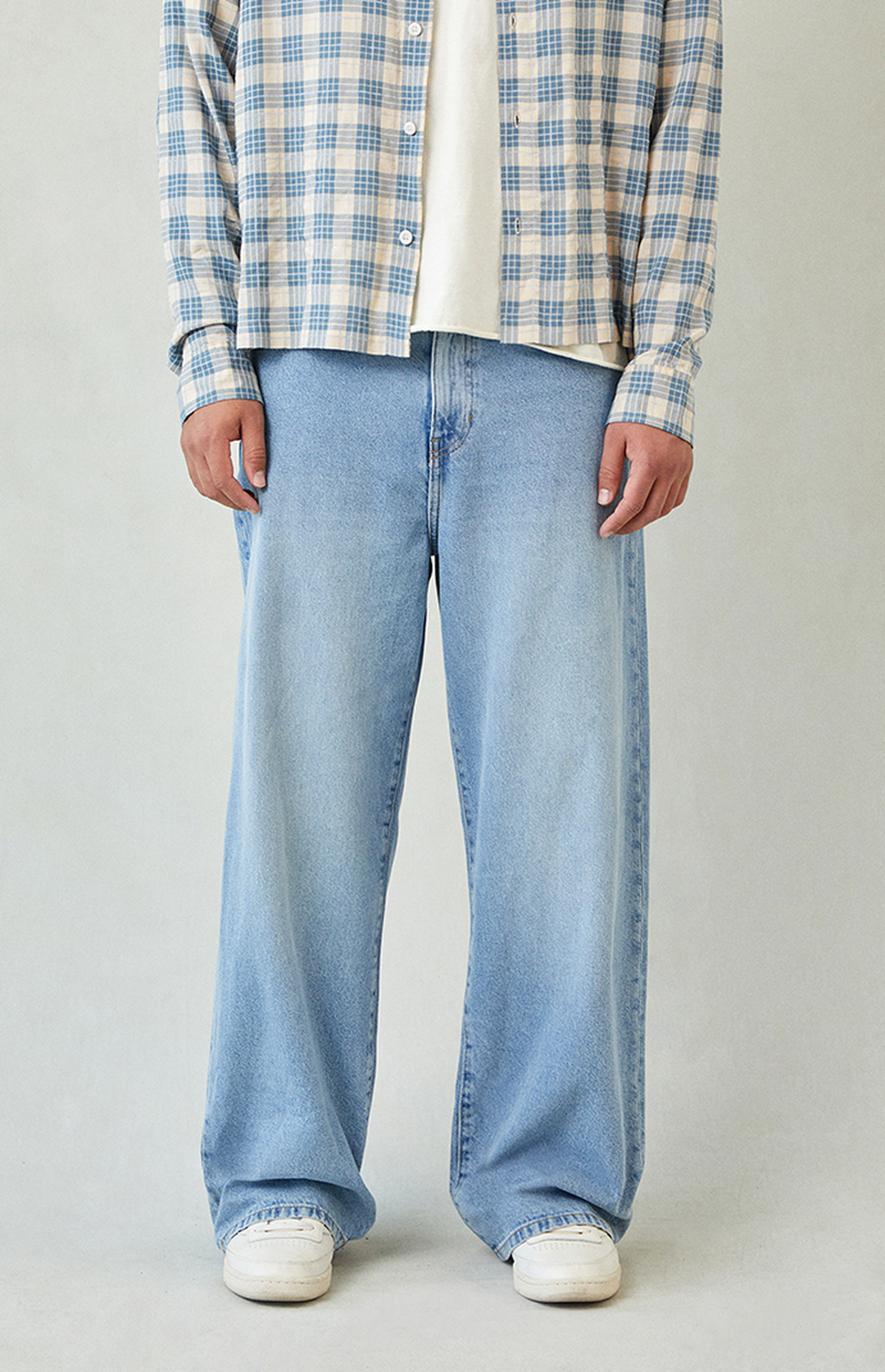 Pacsun Blake Extreme Baggy Jeans Light Indigo | PacSun