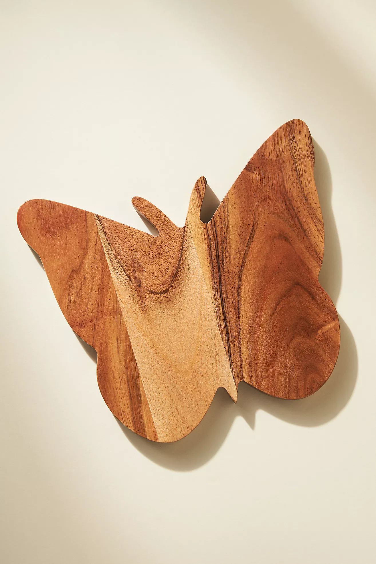 Butterfly Shaped Mini Wooden Cheese Board | Anthropologie (US)