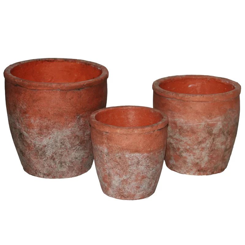 Heitmann 3 - Piece Ceramic Pot Planter Set | Wayfair North America