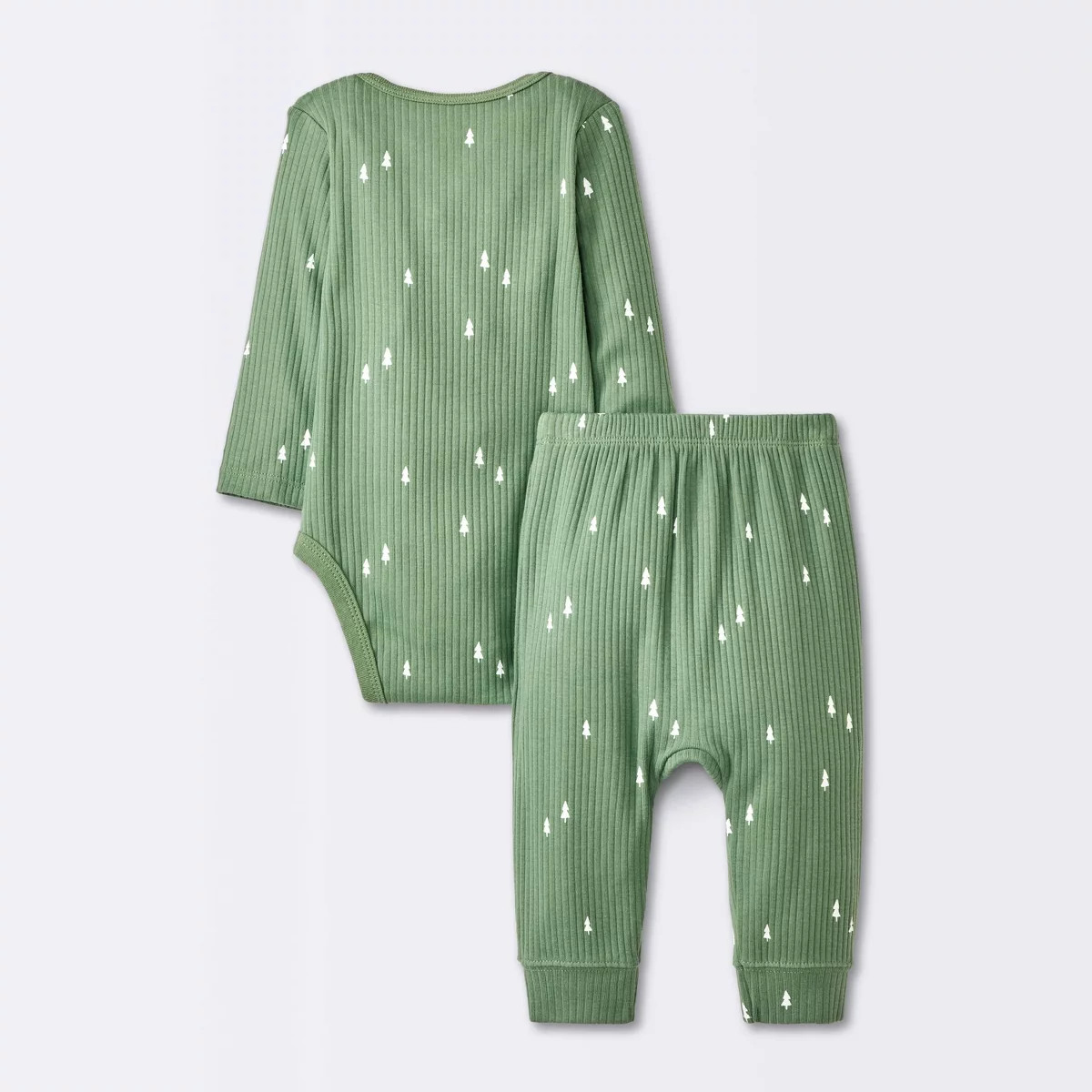 Baby Boys' 2pc Wide Ribbed Top & Bottom Set - Cloud Island™ Green | Target