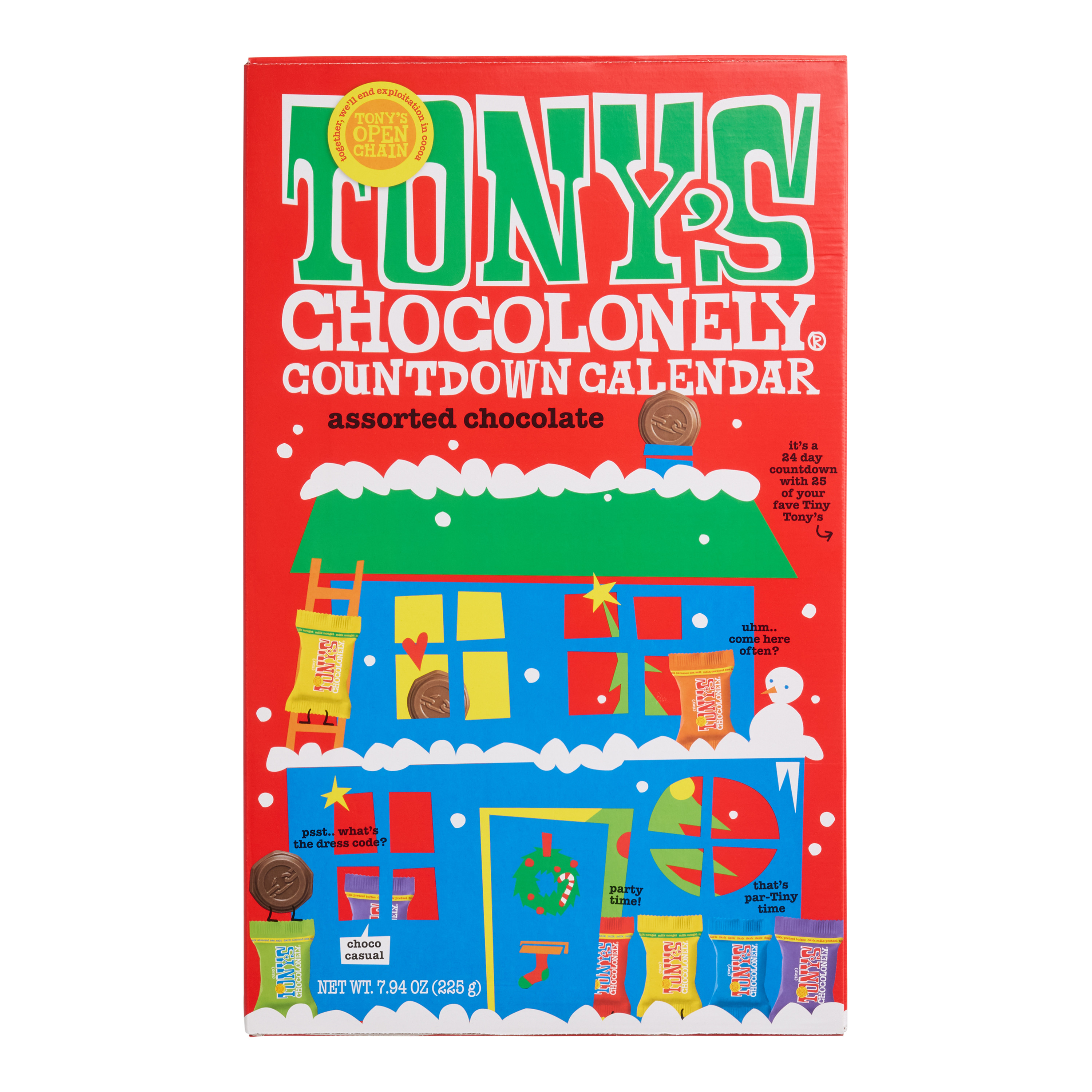 Tony's Chocolonely Assorted Chocolates Advent Calendar | World Market