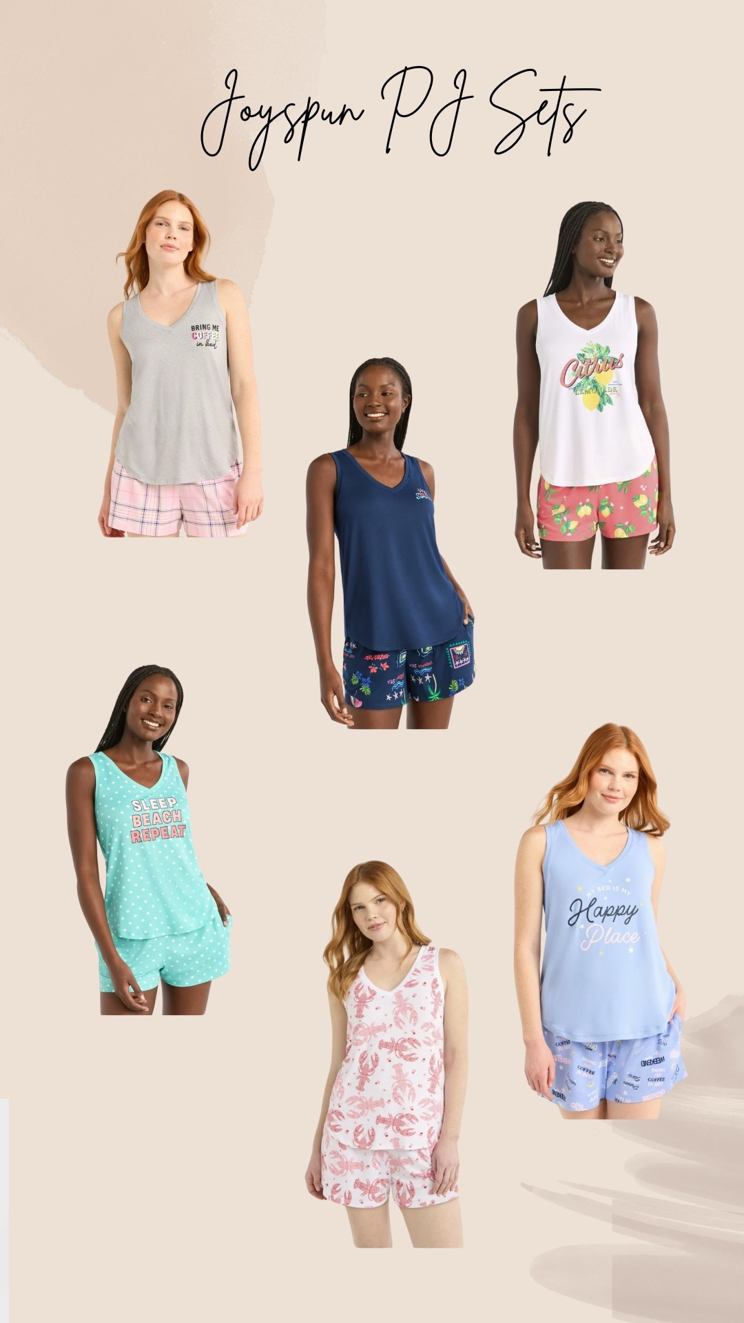 Walmart $10 PJ sets from the Joyspun line perfect for summer!

#walmart
#walmartfinds
#walmartfashion
#joyspun
#pajamas

#LTKStyleTip