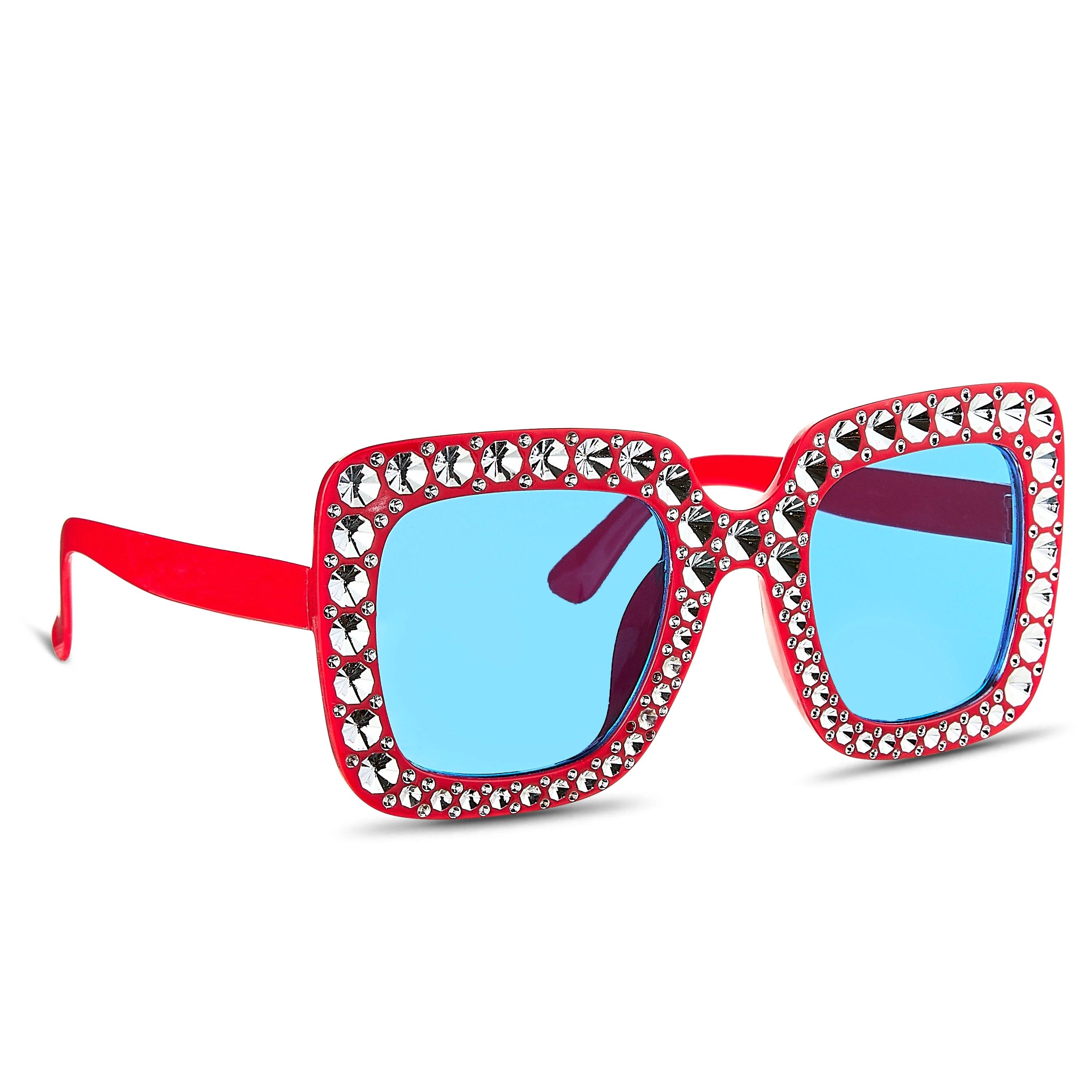 Patriotic Red Bling Glasses, by Way To Celebrate | Walmart (US)