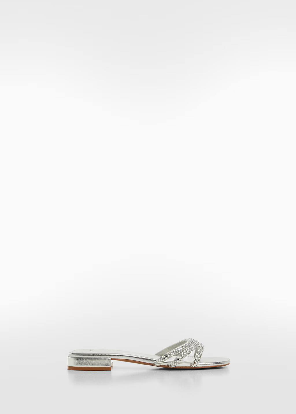 Sandals with glitter straps - Women | MANGO USA | Mango (US/MX/AU)