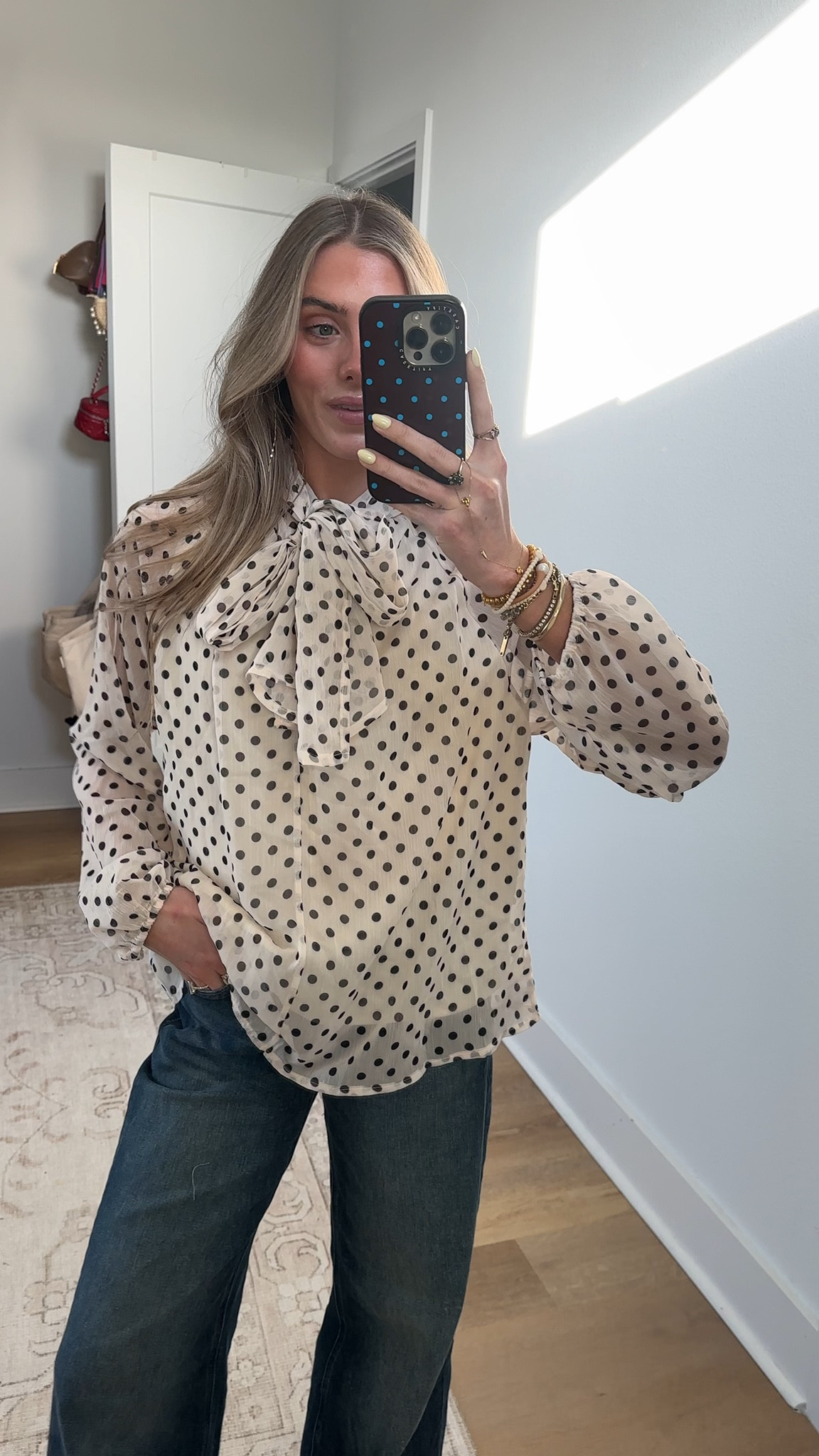 Amazon size small Chevara Women’s Polka Dot Print Blouse Bow Tie Neck Long Sleeve Chiffon Tops

#freepeople #lookforless #affordablefashion #budgetfriendly #budgetfashion #freepeopleinspired #freepeopledupes #amazon #amzonfinds #amazonmusthaves #amazonvirtualtryon #amazonfavorites #amazonfashion #founditonamazon #founditonamazonfashion amazon haul, amazon clothing haul, affordable fashion, clothing haul, spring clothing haul, summer clothing haul, amazon fashion, amazon finds, amazon fashion 2026. 

#LTKWorkwear #LTKootd #LTKSaleAlert