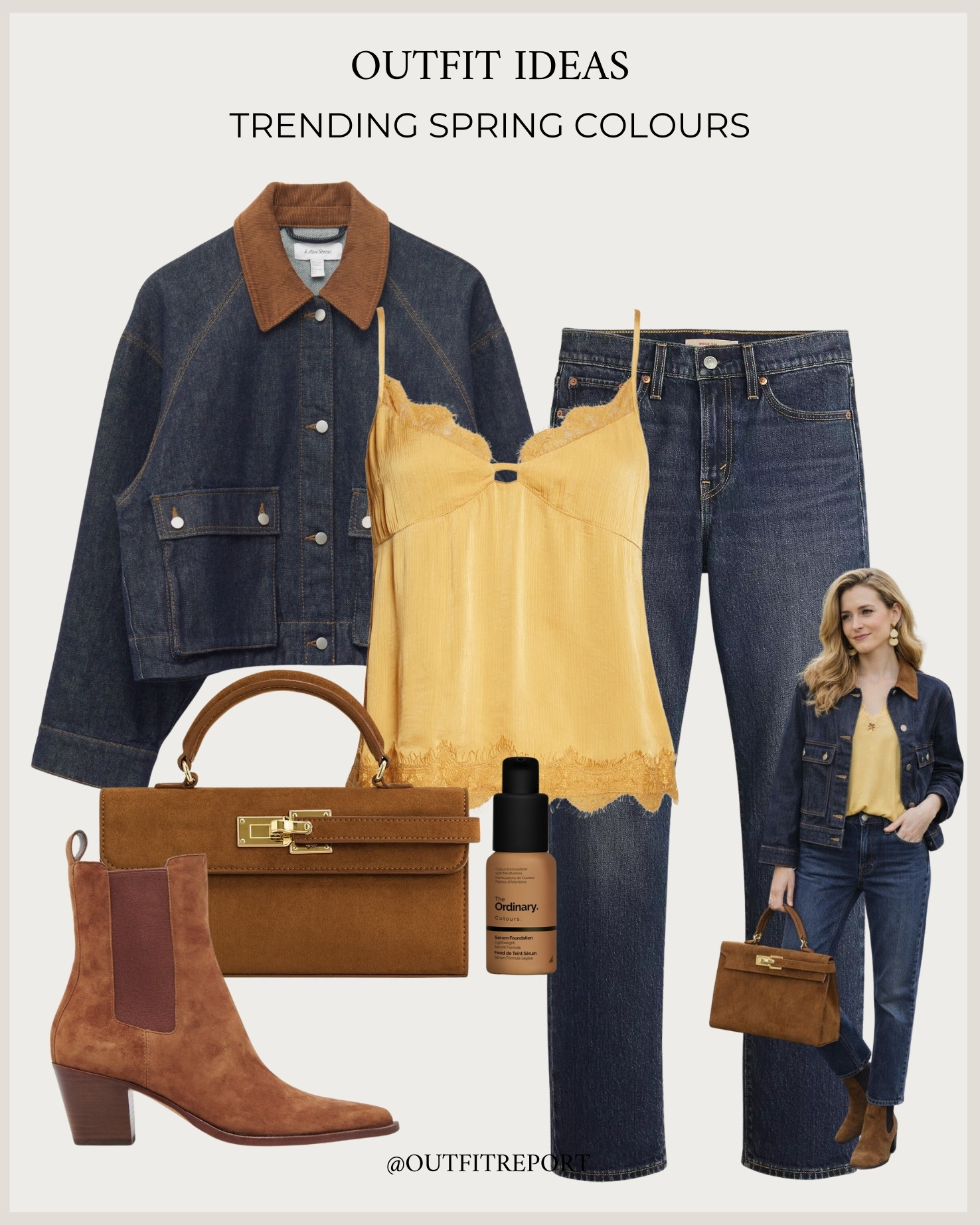 Spring outfits in double denim 

#LTKshoes #LTKspring #LTKjeans