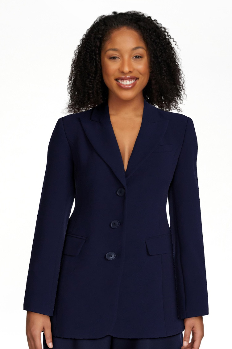 Devil Wears Prada Scoop Collection Women's and Women\u2019s Plus Single Breasted Fitted Blazer, S... | Walmart (US)