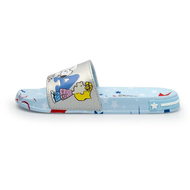 Peanuts Americana Family Slide Sandal - Women's & Girl's - Walmart.com | Walmart (US)