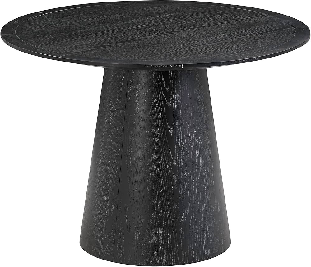 Tov Furniture Sahara Black Oak Round Dining Table | Amazon (US)