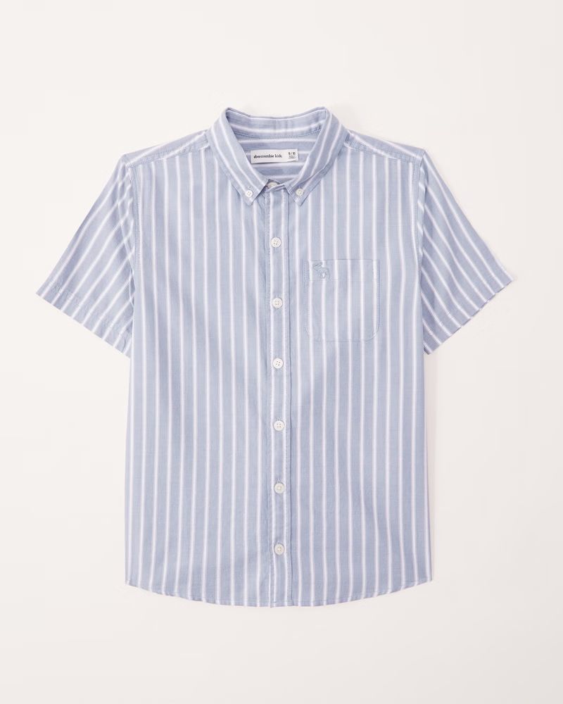 short-sleeve icon shirt | Abercrombie & Fitch (US)