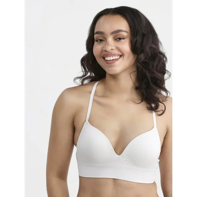 No Boundaries Women's Seamless Wirefree Bra, Sizes XS-XXXL | Walmart (US)
