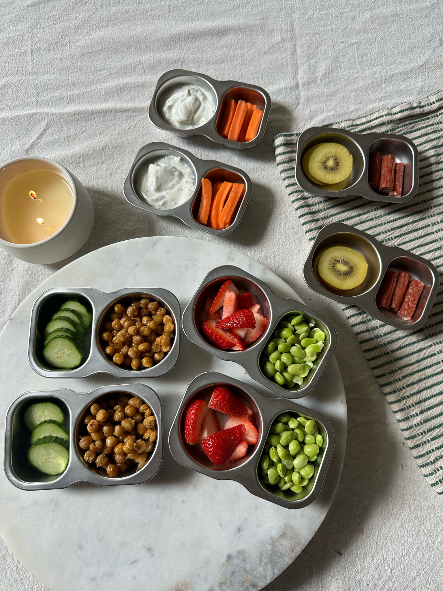 High Protein/High Fiber Snack for Kids. Meal Prep Snack Containers  