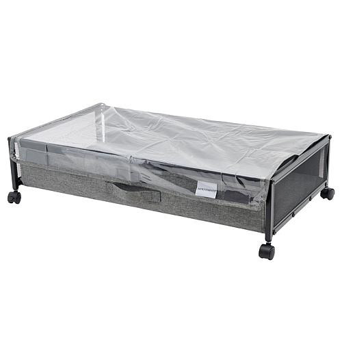 Improvements Under Bed Storage Unit on Wheels - Gray/Grey | HSN