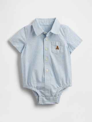 Baby Oxford Bodysuit | Gap (US)