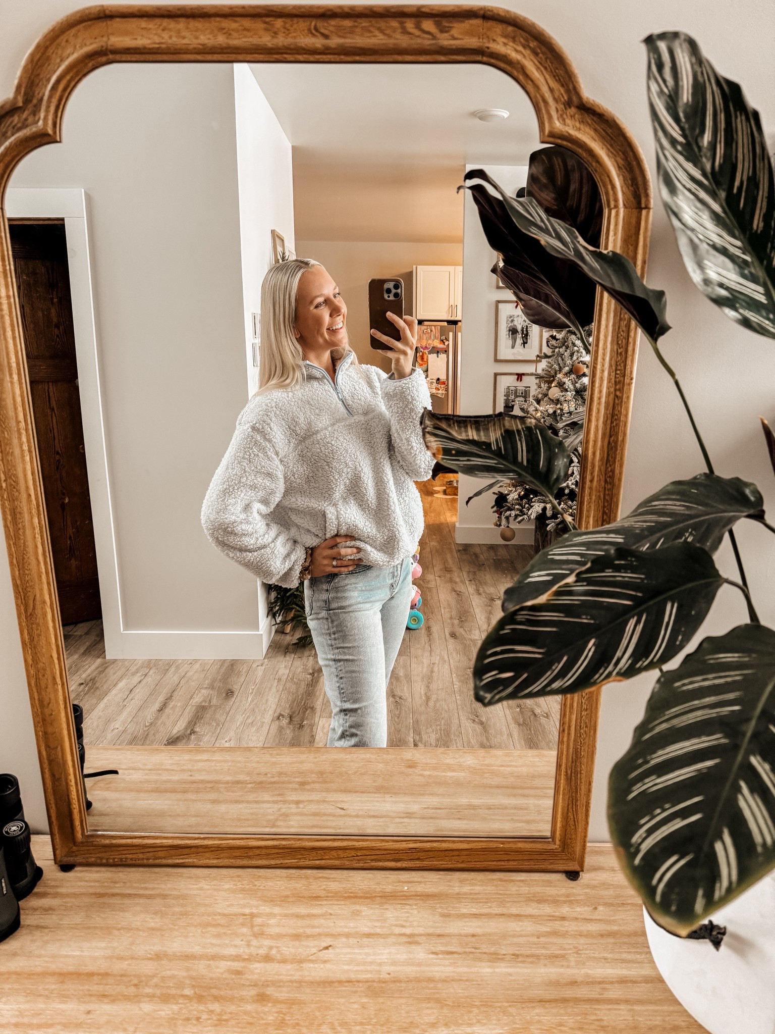 This cozy Sherpa half zip is on sale today! Grab it while it lasts! 🤍

#LTKCyberWeek #LTKSaleAlert #LTKootd