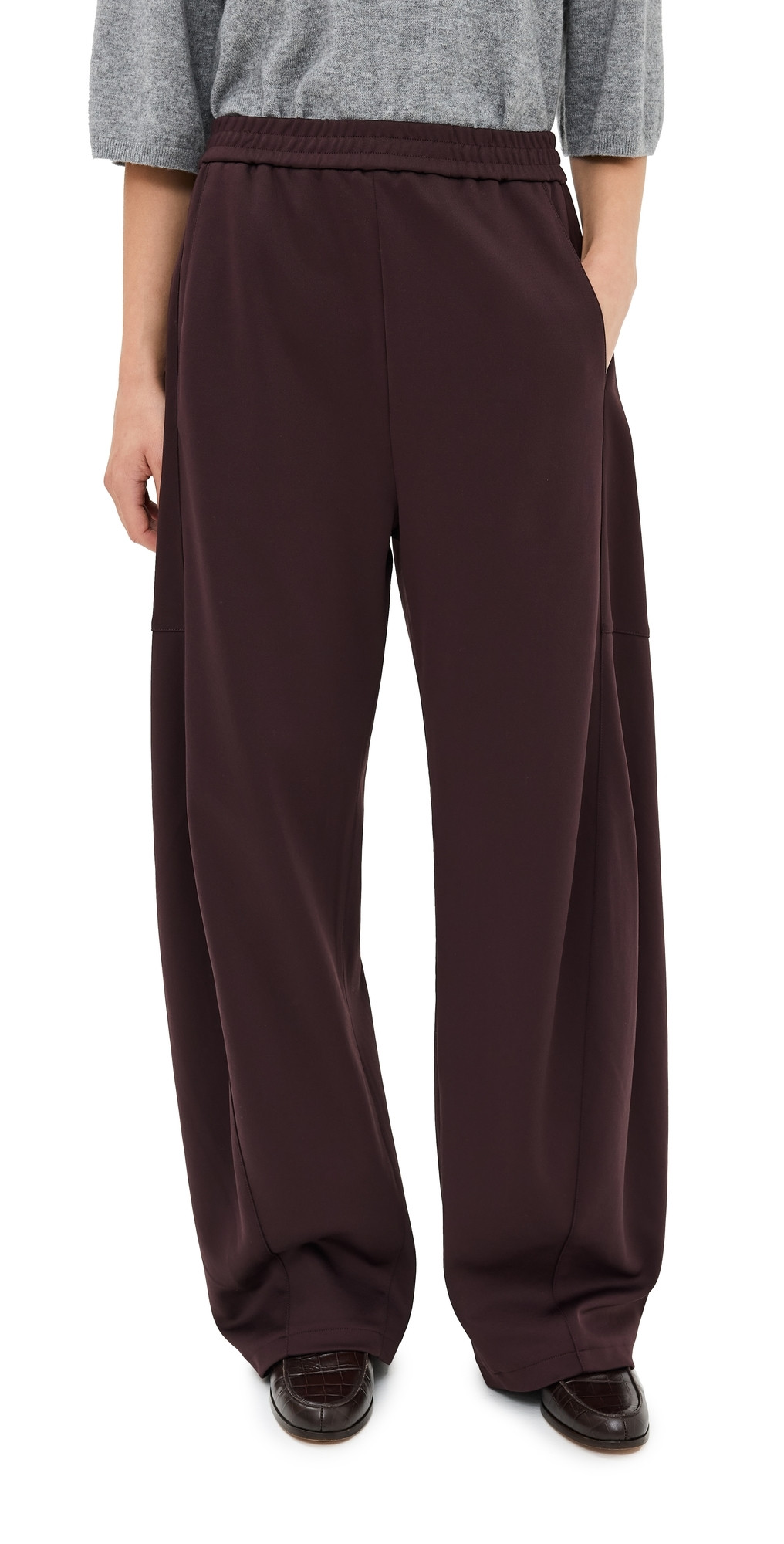 Tibi Active Knit Winslow Pants Brown M | Shopbop