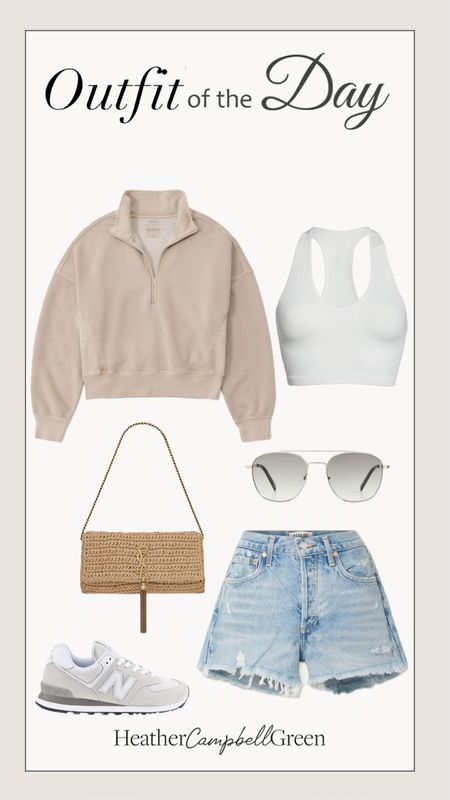 Perfect spring and summer outfits, half zip sweatshirt is a great choice for chilly evenings and the transition into the new season

#LTKfindsunder100 #LTKSeasonal #LTKstyletip