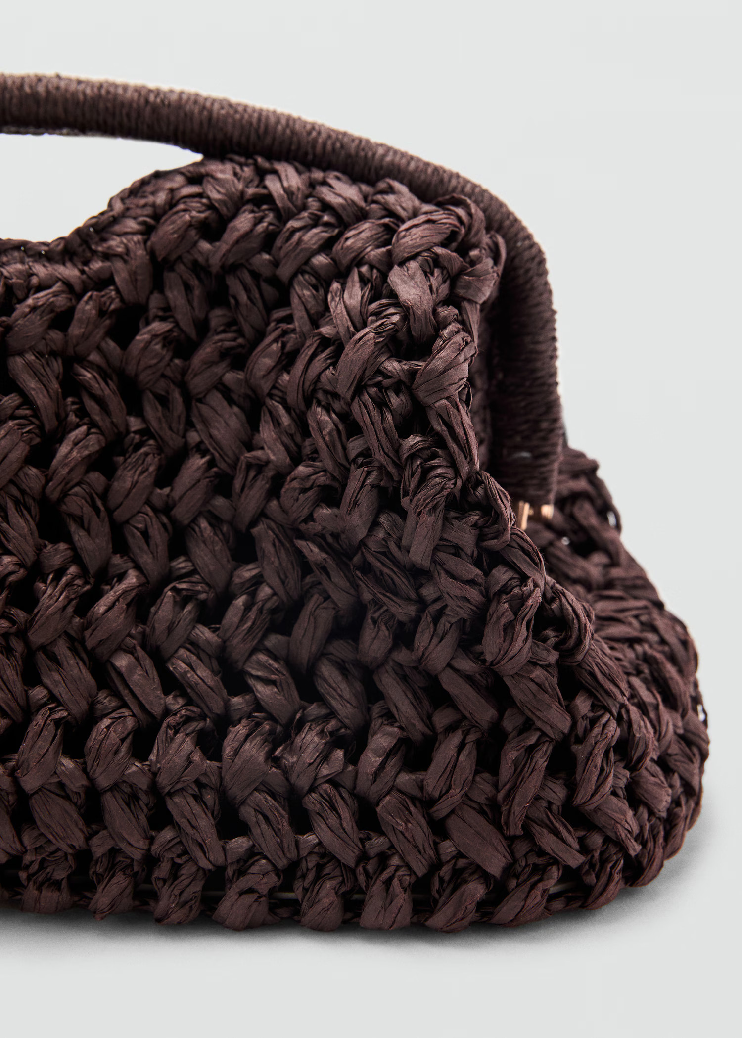 Natural fiber clutch bag | Mango (US/MX/AU)