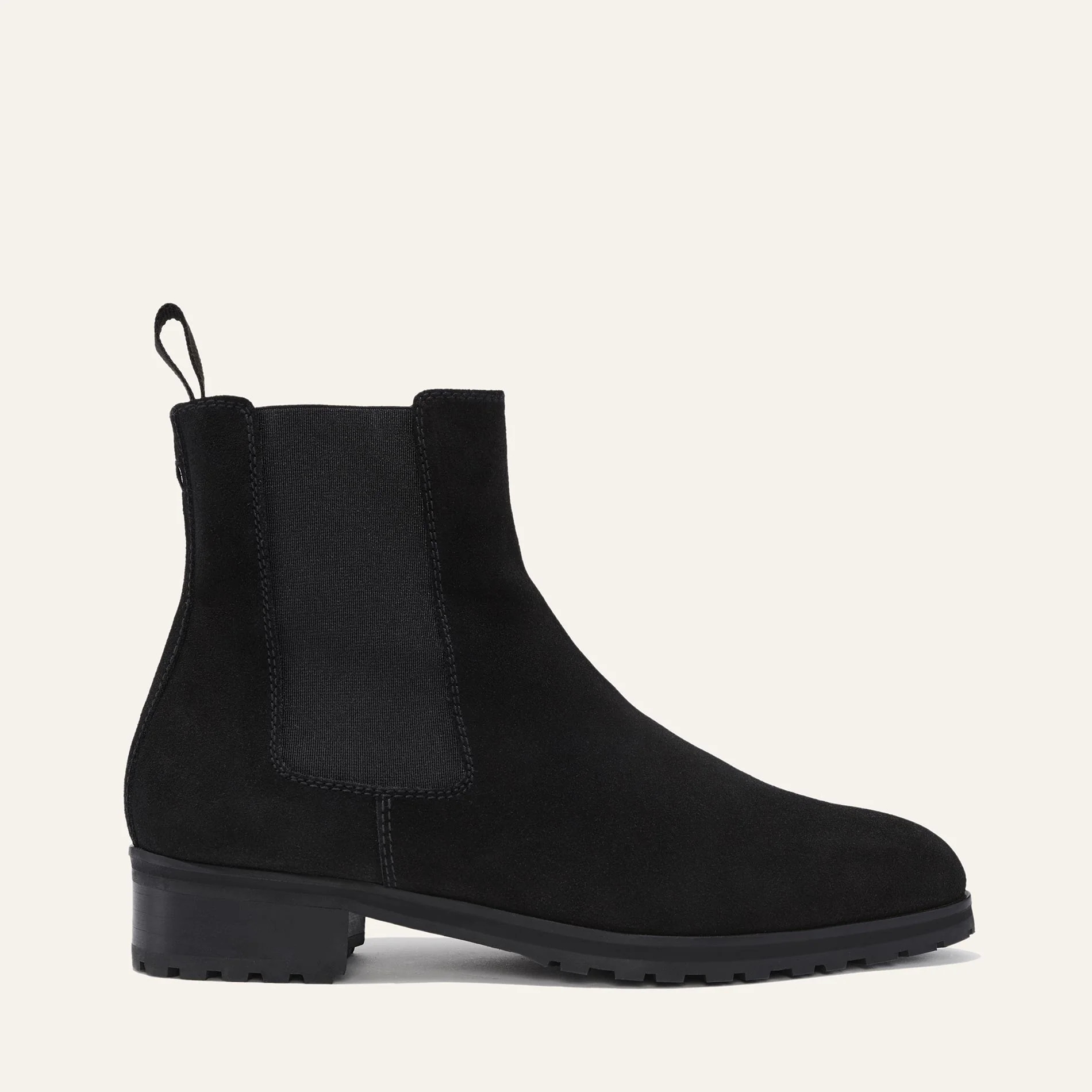 The Chelsea Boot - Black Suede | Margaux