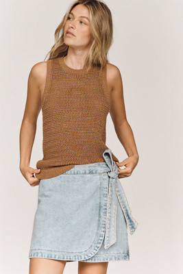 Seventy + Mochi Freya Cotton Mini Skirt | Anthropologie (US)