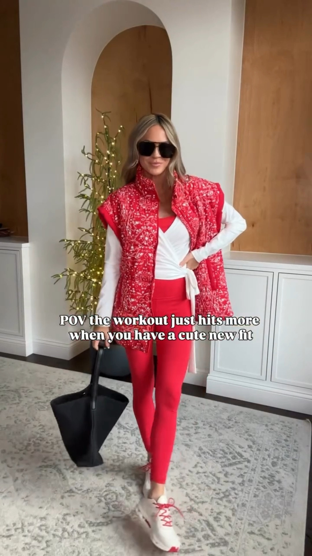 

New year, new workout set - love the red but comes in other colors! High waisted leggings with coordinating workout tank and the cutest wrap top. Add a cute oversized puffer to complete the look for an elevated casual mom on the go outfit

#momoutfits #casualoutfitinspo

#LTKFindsUnder50 #LTKOver40 #LTKPetite