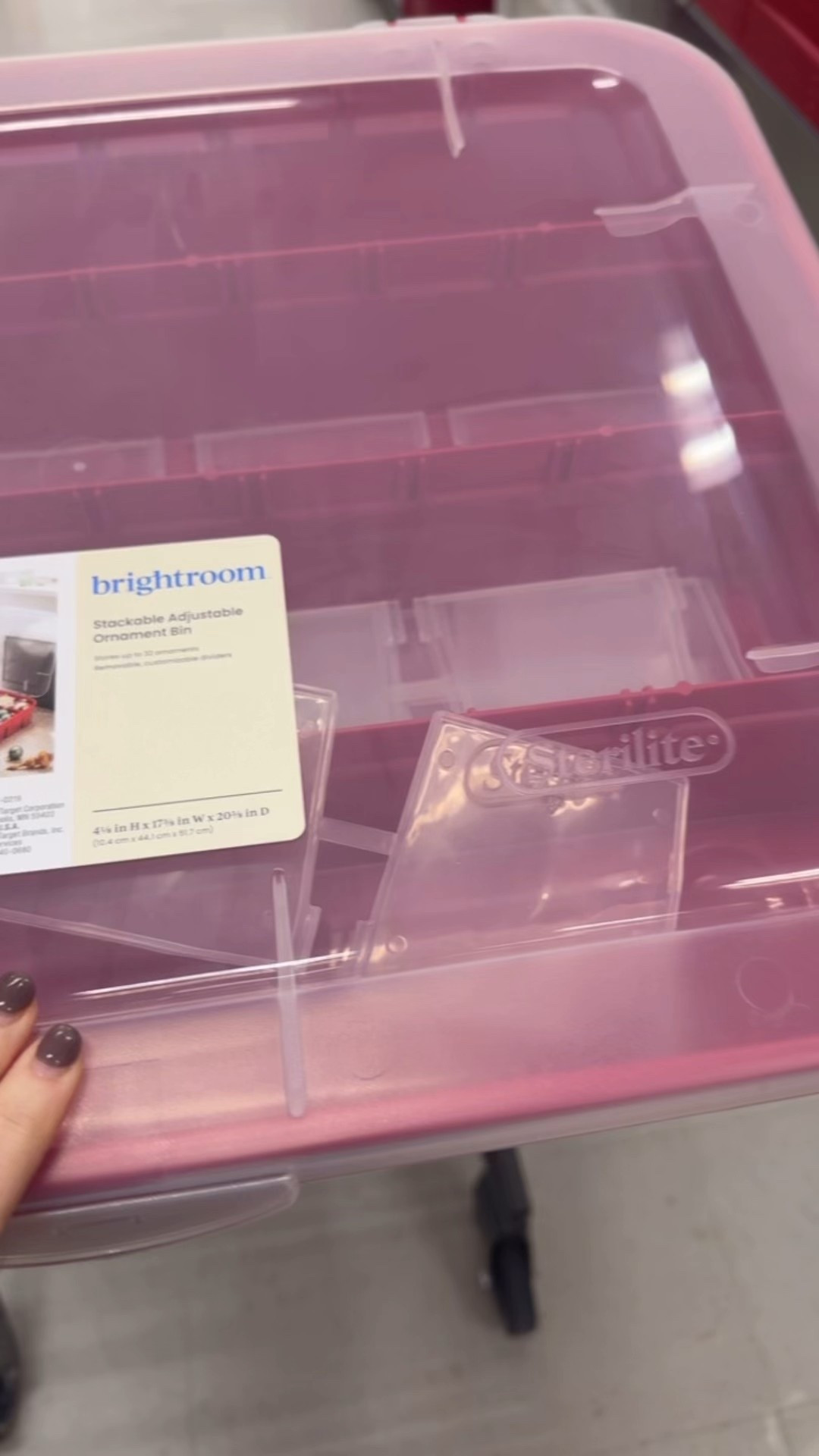 Target Tuesday 
Ornament storage box 
Christmas storage 
Home organization  

#LTKHoliday #LTKFindsUnder50 #LTKHome