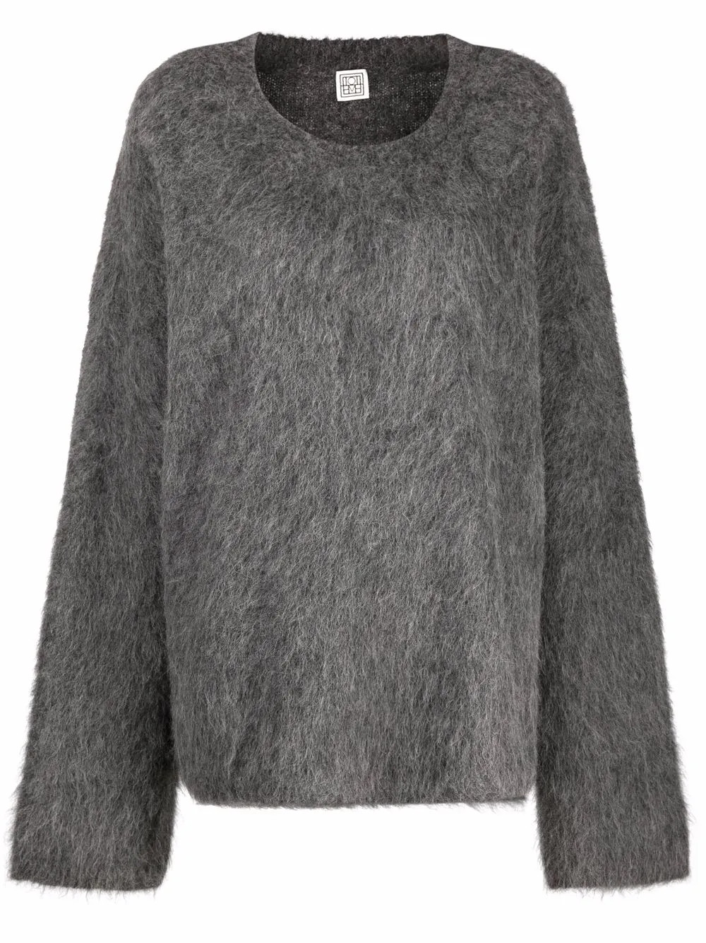 TOTEME Melange Alpaca wool-blend Jumper - Farfetch | Farfetch Global