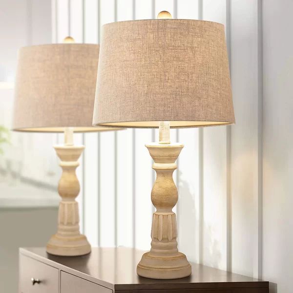 Melra 24" Table Lamp Set (Set of 2) | Wayfair North America