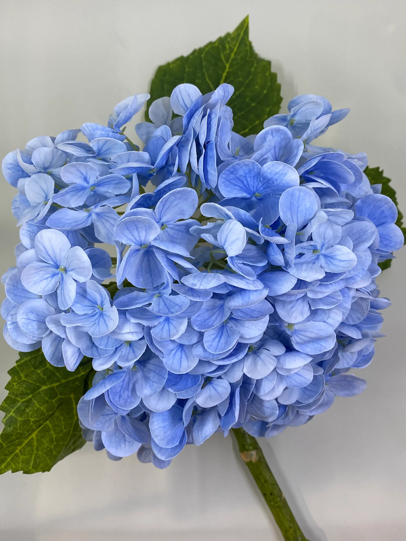 Bundle of 3 Artificial  Real Touch Hydrangea Stem | Journey Decor