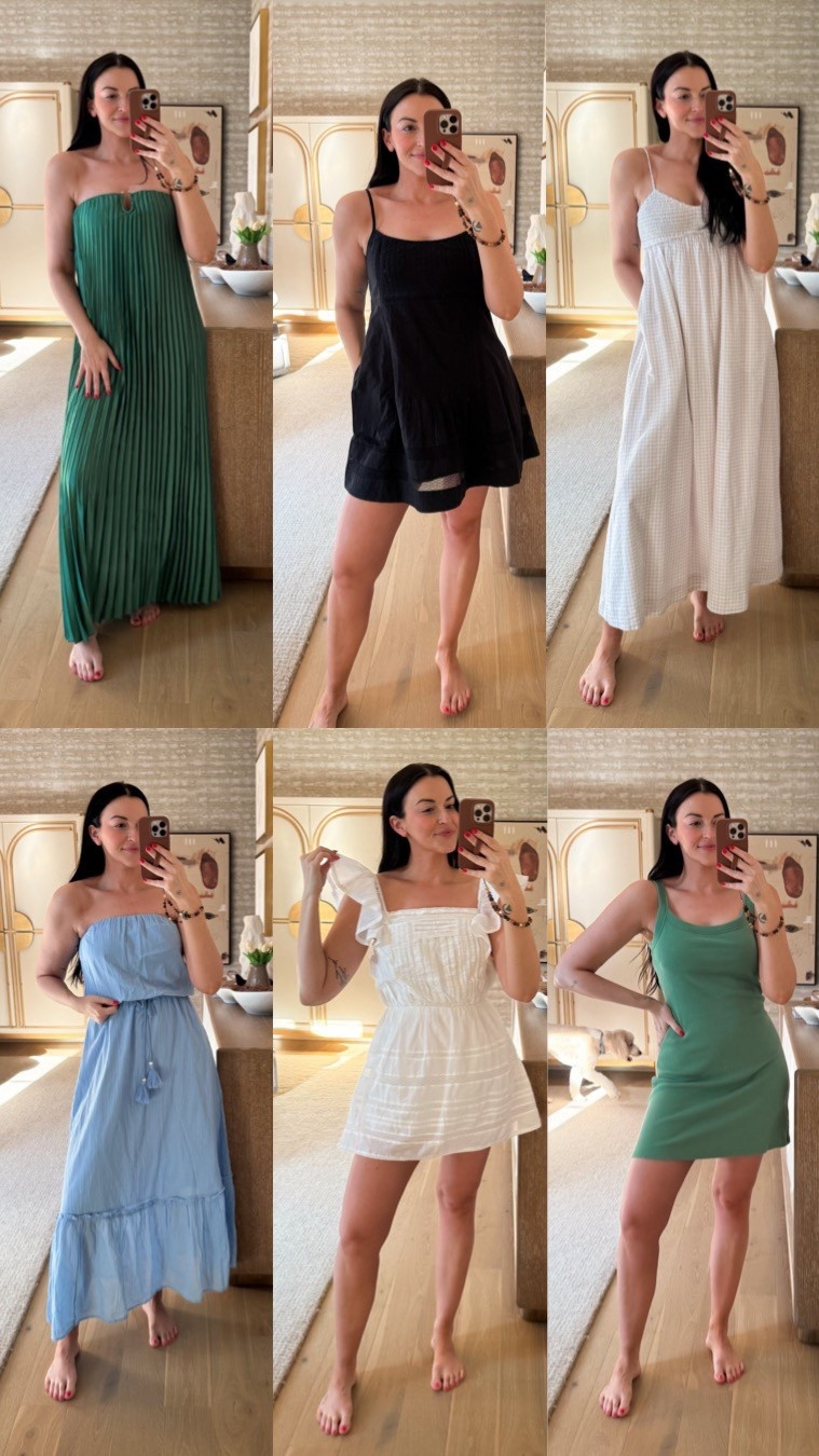 @abercrombie spring dresses!

I’m wearing a S, Reg in everything except the 90’s mini dress (I got a M Tall, but should’ve done a S, Reg)

#LTKSeasonal #LTKmomlife #LTKootd