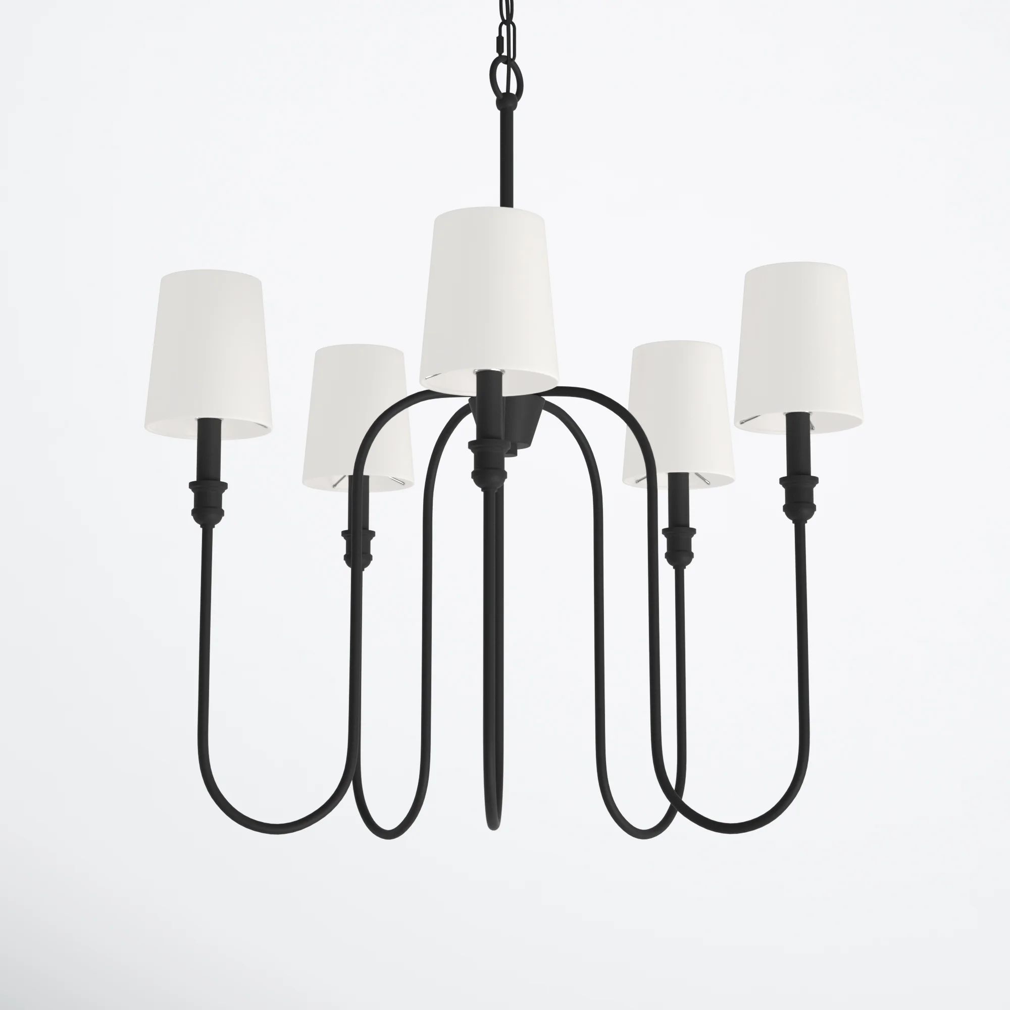 Sanibel 5 - Light Shaded Classic / Traditional Chandelier | Wayfair Professional