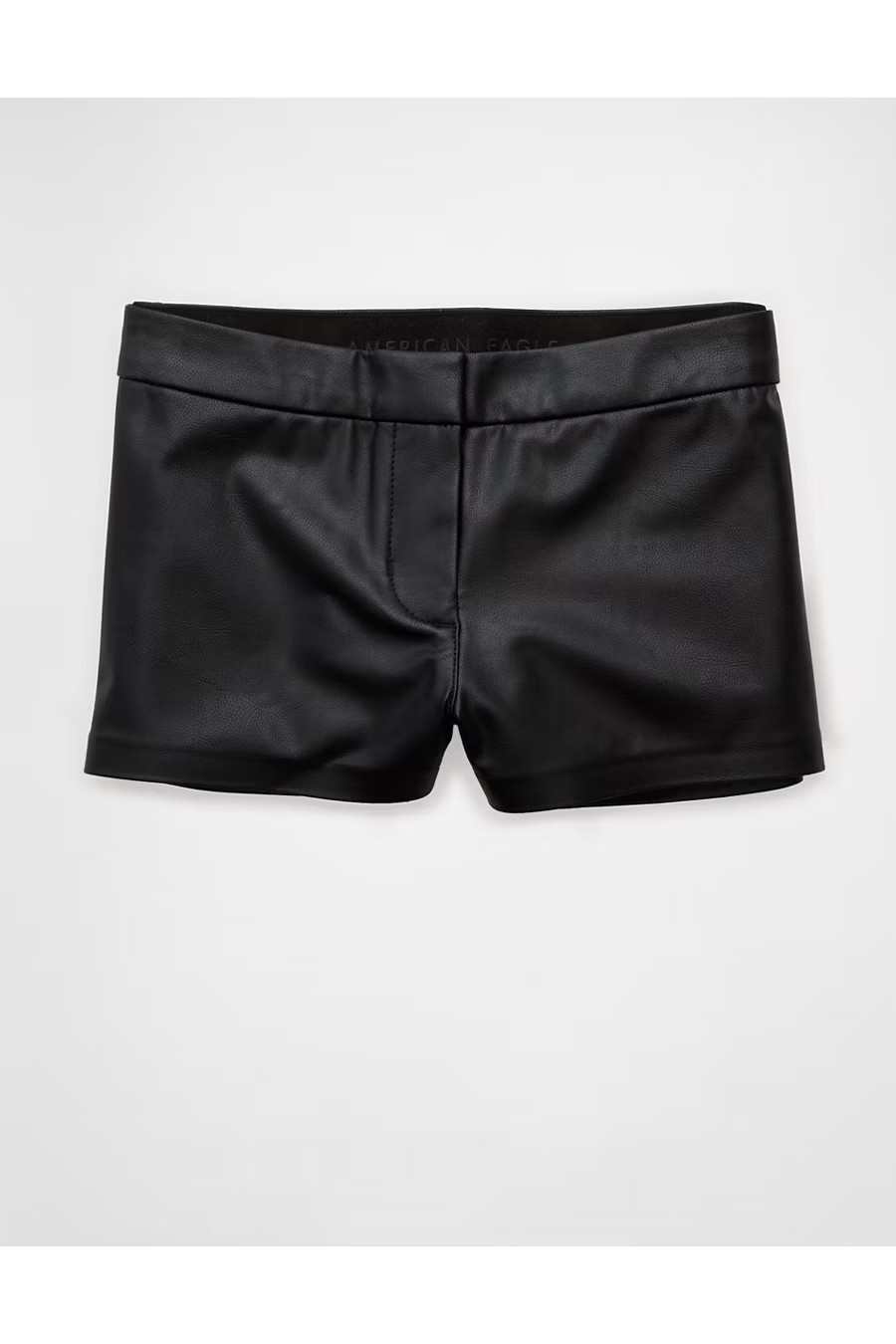 AE Leather Micro Short Women's Black 18 | American Eagle Outfitters (US & CA)